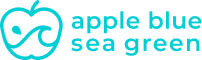 Apple Blue Sea Green Logo